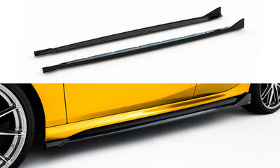 Maxton Design Bmw 1 Serie F70 M Pack Side skirts Diffusers Versie 2