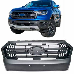 Radiator Grill Zwart Dubbele Balk Geschikt Voor Ford Ranger T7 Vanaf 2016 t/m 2019