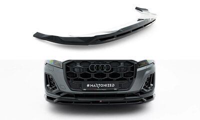 Maxton Design Audi Q7 S Line MK2 Facelift 2 Splitter Voorspoiler Spoiler Versie 1