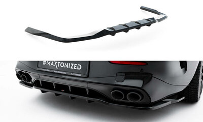 Maxton Design Mercedes CLE 53 AMG C236 Rear Centre Diffuser Vertical Bar Versie 1