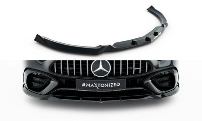 Maxton Design Mercedes SL 63 AMG R232 Splitter Voorspoiler Spoiler Versie 1