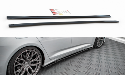 Maxton Design Audi A6 C8 S Line Side Skirts Diffuser Versie 1