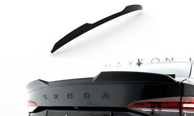 Maxton Design Skoda Octavia RS Liftback / Combi MK4 Facelift 3D Achterklep Spoiler Extention