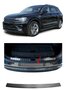 Volkswagen Tiguan II Vanaf 2016 Achterbumper Bumper Bescherming Lijst Black Chrome RVS 