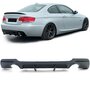 Bmw 3 serie E92 E93 M Pakket Achterbumper Diffuser Mat Zwart Dubbele Uitsparing