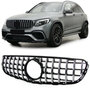 Grill Chrome / Hoogglans Zwart Passend Voor Mercedes GLC X253 Coupe C253 Panamericana  AMG GT Look