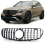 Hoogglans Zwart Chrome Passend Voor Mercedes GLC X253 Coupe C253 Panamericana  AMG GT Look