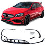 Passend Voor Mercedes A Klasse W176 AMG PACK FACELIFT Spoiler Voorspoiler Splitter AERO LOOK