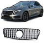 Grill Hoogglans Zwart Chrome Bies Passend Voor Mercedes GLA X156 Panamericana AMG GT Look