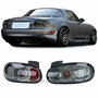 Led Achterlichten Getint  Zwart Black Chrome Geschikt Voor Mazda MX5 NB NBFL 1998 t/m 2005 