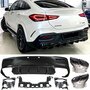 63AMG Look Black Uitlaat Sport Diffuser Geschikt Voor Mercedes GLE C167 Coupe Vanaf 2019