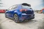 Maxton Design Volkswagen Golf 7 R R20 Facelift Rear Side Splitters Pro Street + Flaps