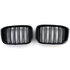 Bmw X3 G01 Sport Nieren / Grill Hoogglans Dubbele Spijl Hoogglans Zwart