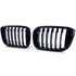 Bmw X4 G02 Sport Nieren / Grill Hoogglans Enkele Spijl Hoogglans Zwart