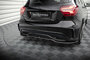 Maxton Design Mercedes A Klasse W176 AMG Line Facelift Rear Centre Diffuser Vertical Bar Versie 1