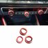 Audi A3 S3 RS3 8V Airco Paneel Ringen Rood 