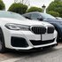 Bmw 5 Serie G30 G31 M PACK LCI Facelift Spoiler Voorspoiler Splitter Lip Glans Zwart