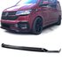 Volkswagen Transporter T6.1 Spoiler Voorspoiler Splitter Lip Hoogglans Zwart 