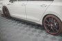 Maxton Design Volkswagen Golf 8 GTI Sideskirt Diffuser Pro Street + Flaps