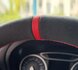 Mercedes GLE Klasse W166 Stuurwiel Stuur Hoes Alcantara Suede Rode Sticksels Naad 12 o'clock Stripe AMG Look
