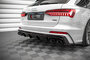 Maxton Design Audi A6 S Line C8 Avant Central Rear Valance Spoiler Versie 1