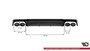 Maxton Design Audi A6 S Line C8 Avant Central Rear Valance Spoiler Versie 1