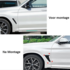 Bmw X4 G02 Zijscherm Canard Trim Wing Spoiler Vent Hoogglans Zwart M Look!