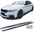 Bmw 5 Serie G30 G31 M Pack Side Skirts Hoogglans Zwart Sideskirts Spoiler 