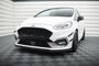 Maxton Design Ford Fiesta MK8 ST / ST Line Racing Durability Voorspoiler Spoiler Racing Splitter Versie 1