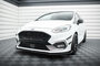 Maxton Design Ford Fiesta MK8 ST / ST Line Racing Durability Voorspoiler Spoiler Racing Splitter Versie 1 + Flaps