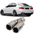 BMW 3 Serie F30 F31 Uitlaat Sierstuk Dubbel Rond Chrome