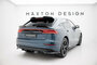 Maxton Design Audi Q8 MK1 Standaard Rear Centre Diffuser Vertical Bar Versie 1