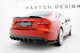 Maxton Design Audi A5 S Line Sportback Central Rear Valance Spoiler Uitlaat Links Dubbel