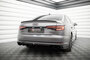 Maxton Design Audi A4 B9 Central Rear Valance Spoiler Uitlaat Links + Rechts