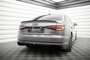 Maxton Design Audi A4 B9 Central Rear Valance Spoiler Uitlaat Links Dubbel