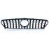 Grill Hoogglans Zwart Chrome Passend Voor Mercedes GLA X156 Facelift Panamericana AMG GT Look