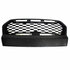 Honingraat Radiator Grill Zwart Black Look Geschikt Voor Ford Ranger T7 Vanaf 2016 t/m 2019