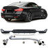 Passend Voor Bmw 4 serie F32 F33 F36 M Pakket Sportuitlaat 2 x Sierstuk + Glans Zwart Diffuser Chrome Tip M4 Look 