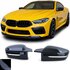 Passend Voor  Bmw 8 Serie G14 G15 G16 Hoogglans Pianolak Zwart Wing Spiegel Spiegelkappen M Look