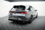 Maxton Design Cupra Leon ST Central Rear Valance Spoiler Uitlaat Links + Rechts