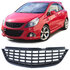 Passend Voor Opel Corsa D 2006 t/m 2010 Embleemloze Sport Grill Mat Zwart