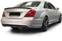 Spoiler Achterklep 63 AMG Look Glans Zwart Geschikt Voor Mercedes S Klasse W221 2005 t/m 2009