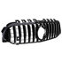 Grill Hoogglans Zwart Chrome Bies Passend Voor Mercedes A Klasse W177 V177 Vanaf 2018 Zonder Camera Panamericana AMG GT Look