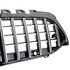 Grill Hoogglans Zwart Chrome Bies Passend Voor Mercedes A Klasse W177 V177 Vanaf 2018 Zonder Camera AMG GT Look