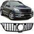 Grill Hoogglans Zwart Passend Voor Mercedes ML W166 2011 t/m 2015 AMG GT Look