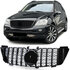 Grill Hoogglans Zwart Passend Voor Mercedes ML W164 2005 t/m 2008 AMG GT Look