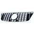 Grill Hoogglans Zwart Chrome Bies Gaas Passend Voor Mercedes ML W164 Facelift 2008 t/m 2011 AMG GT Look