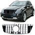 Grill Hoogglans Zwart Chrome Bies Passend Voor Mercedes ML W164 Facelift 2008 t/m 2011 AMG GT Look