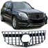 Grill Hoogglans Zwart Chrome Bies Passend Voor Mercedes GLK X204 Facelift 2012 t/m 2015 AMG GT Look