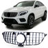 Passend Voor Mercedes GLE C292 Coupe Panamericana GT Look Grill Chrome / Hoogglans Zwart Amg 